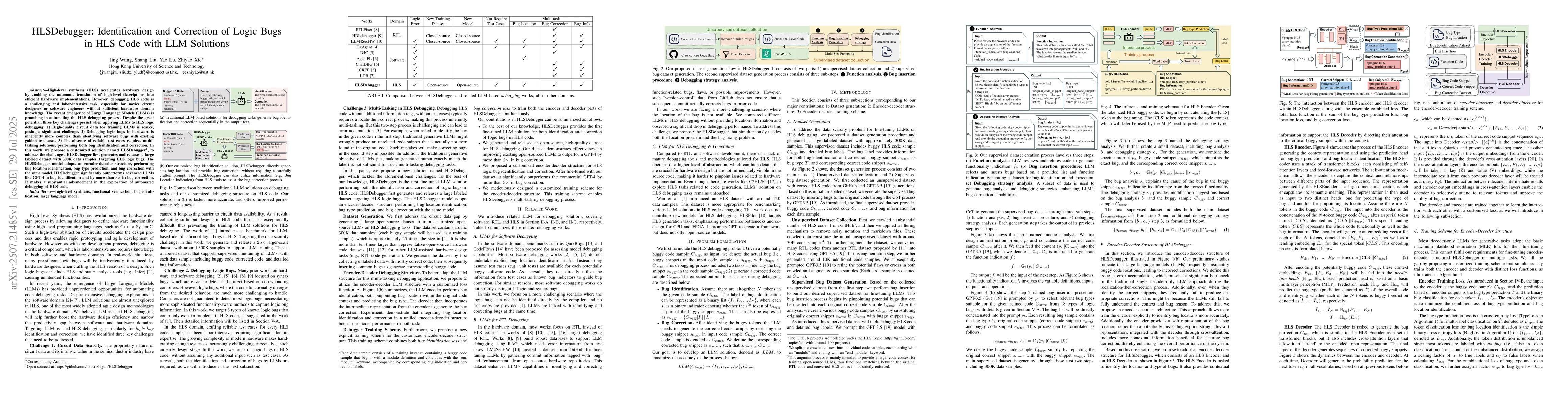 Thumbnail for HLSDebugger: Identification and Correction of Logic Bugs in HLS Code
  with LLM Solutions