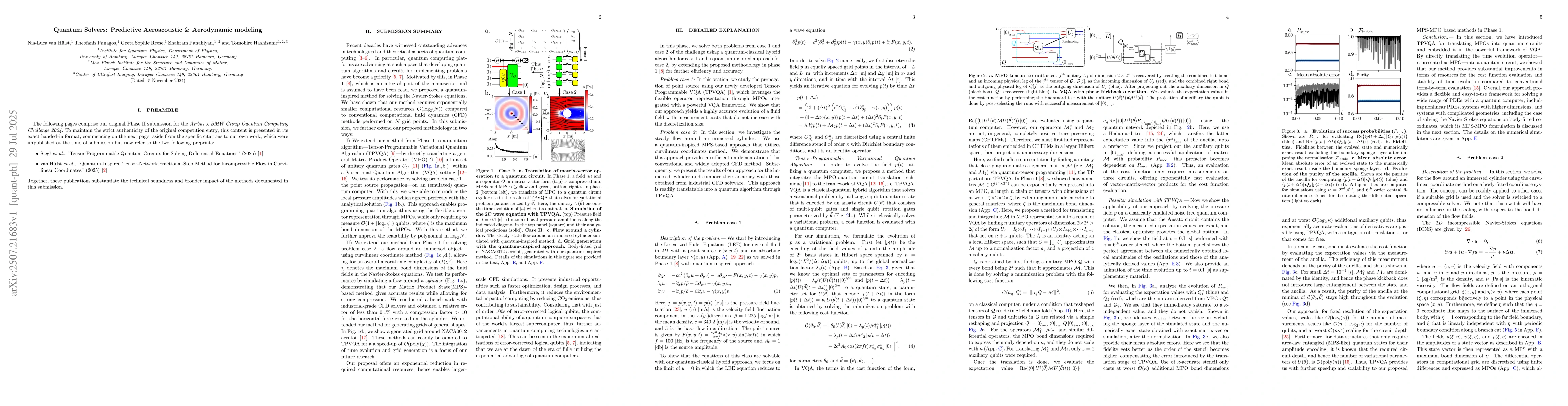 Thumbnail for Quantum Solvers: Predictive Aeroacoustic & Aerodynamic modeling