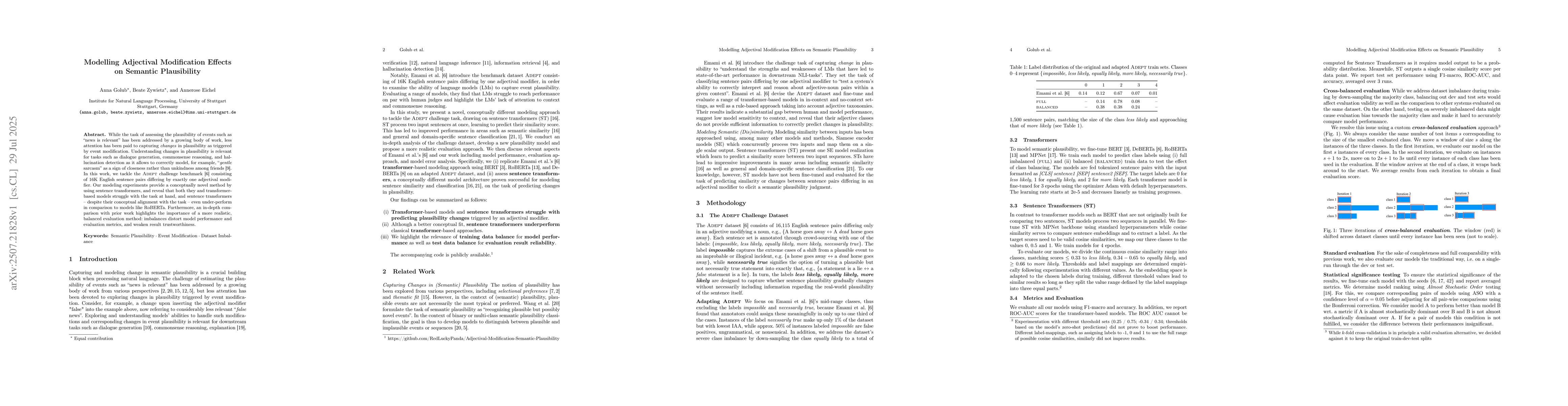 Thumbnail for Modelling Adjectival Modification Effects on Semantic Plausibility