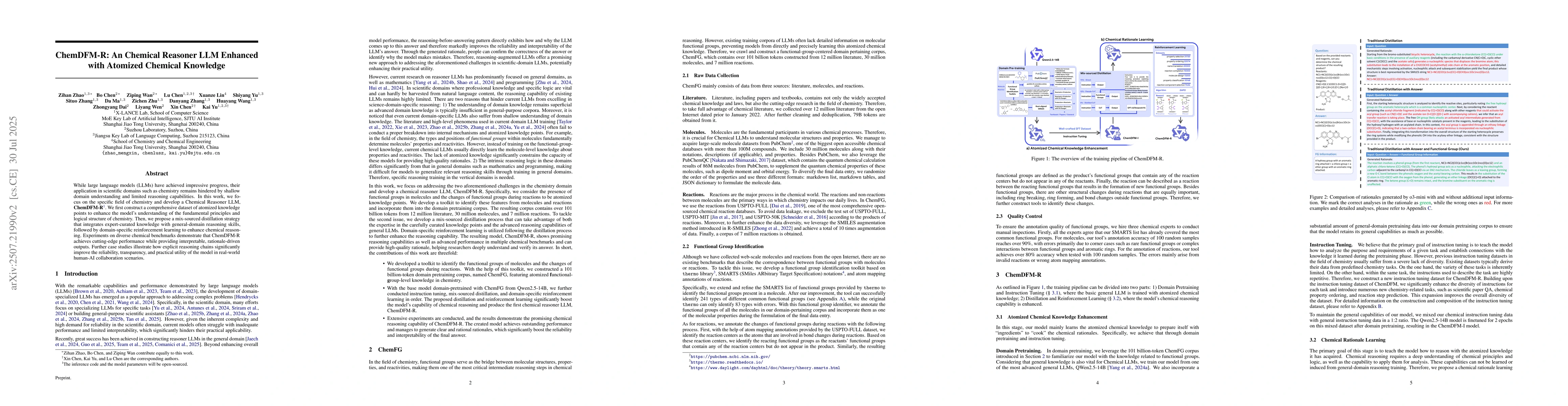 Thumbnail for ChemDFM-R: An Chemical Reasoner LLM Enhanced with Atomized Chemical
  Knowledge