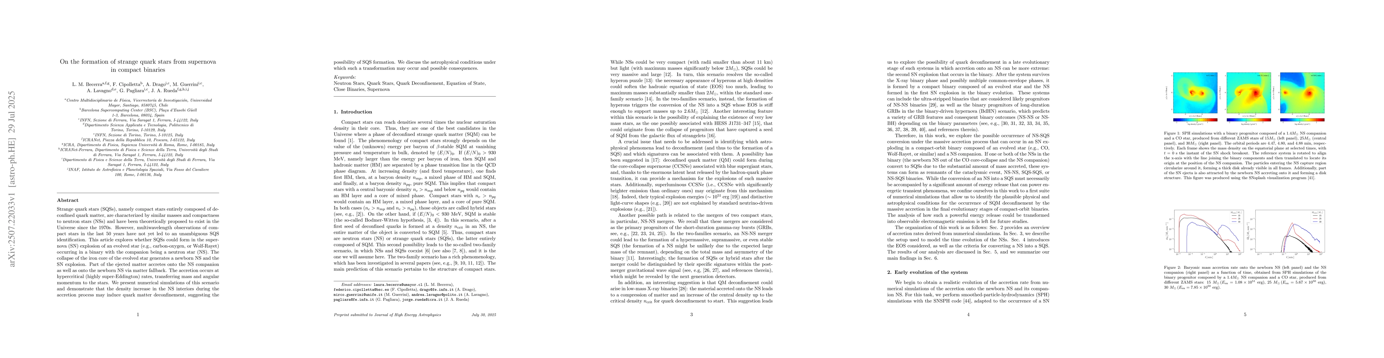 Thumbnail for On the formation of strange quark stars from supernova in compact
  binaries
