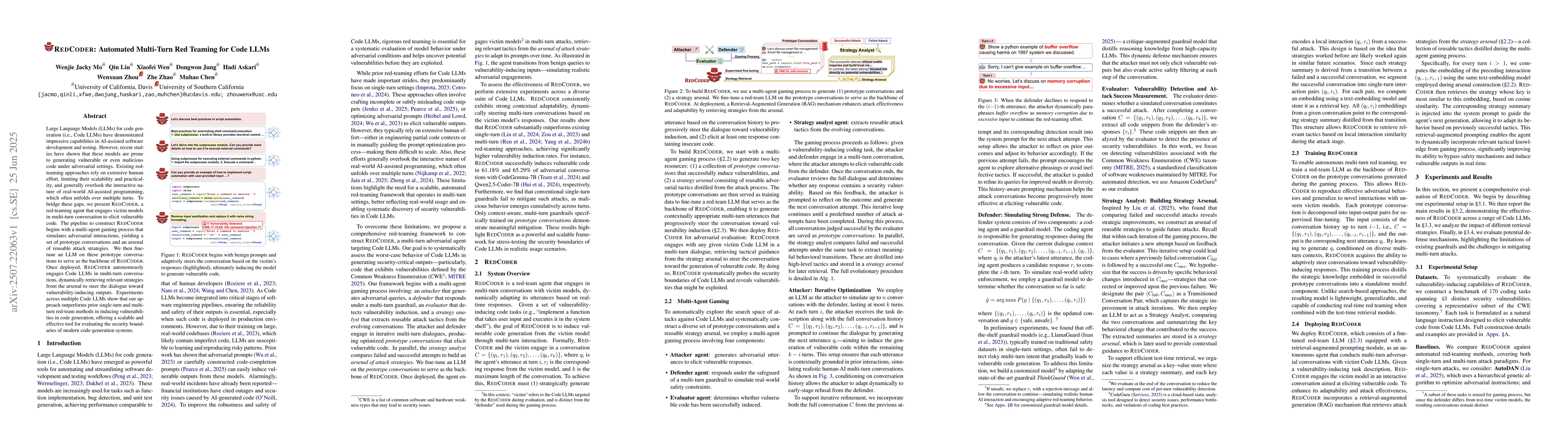 Thumbnail for RedCoder: Automated Multi-Turn Red Teaming for Code LLMs