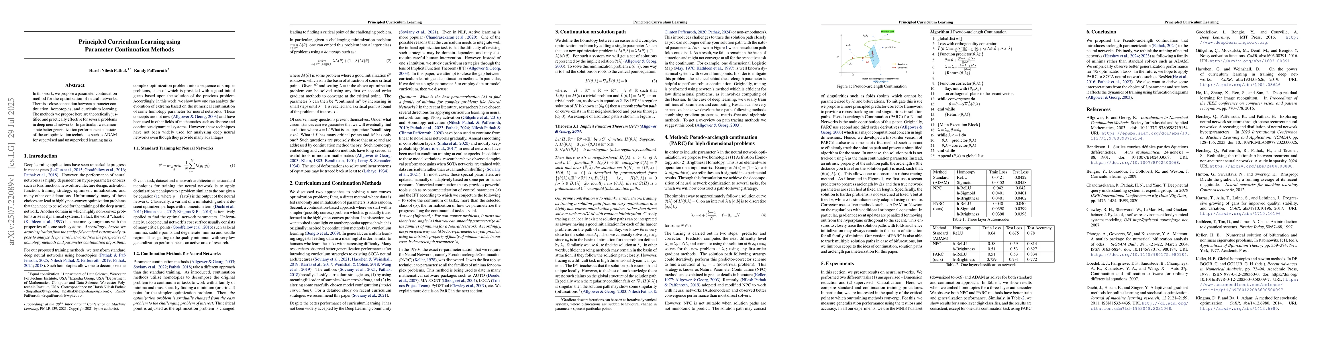 Thumbnail for Principled Curriculum Learning using Parameter Continuation Methods