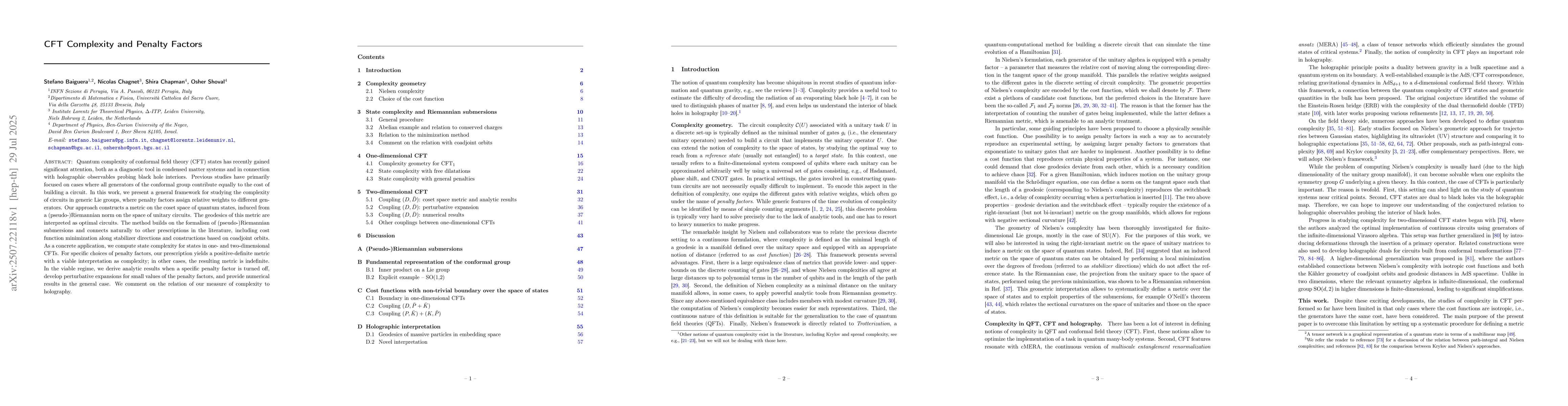 Thumbnail for CFT Complexity and Penalty Factors