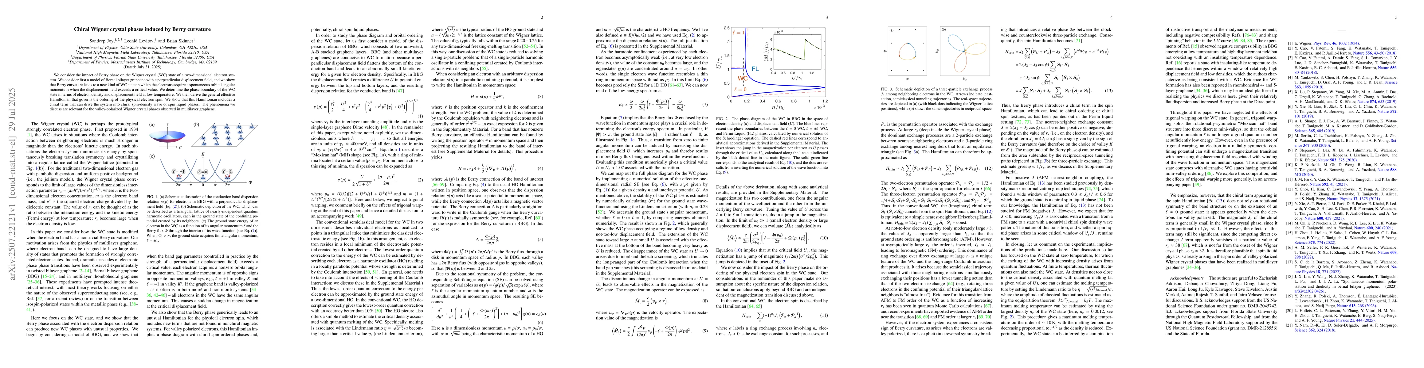 Thumbnail for Chiral Wigner crystal phases induced by Berry curvature