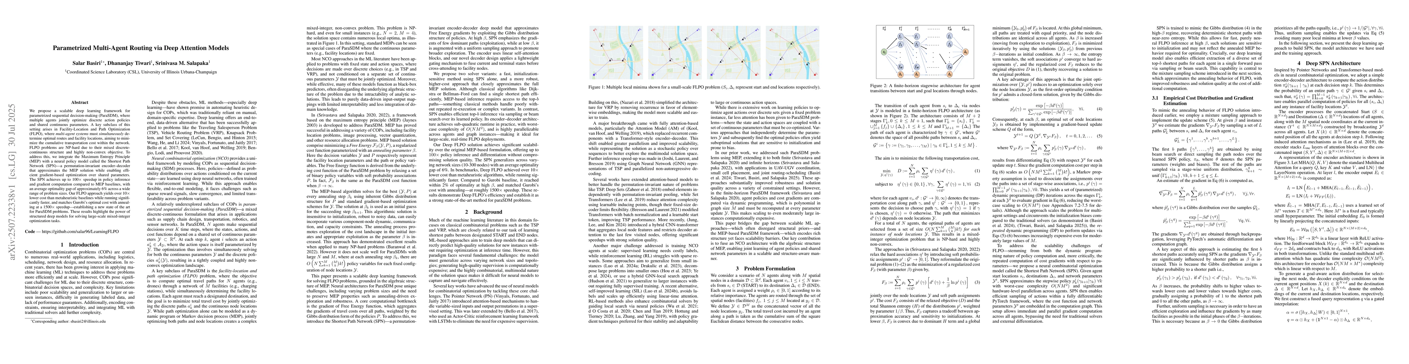 Thumbnail for Parametrized Multi-Agent Routing via Deep Attention Models