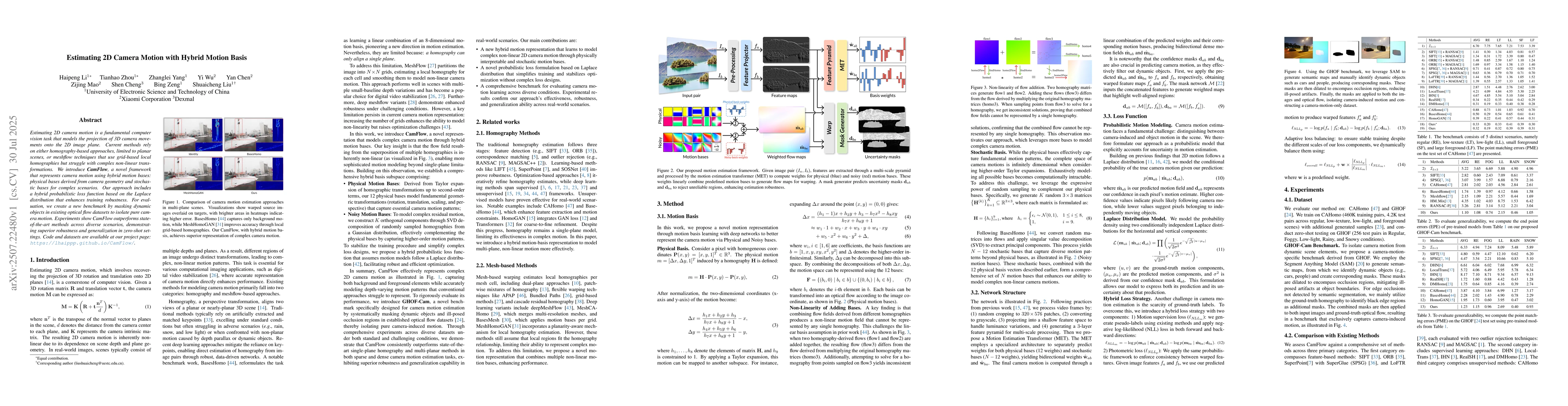 Thumbnail for Estimating 2D Camera Motion with Hybrid Motion Basis