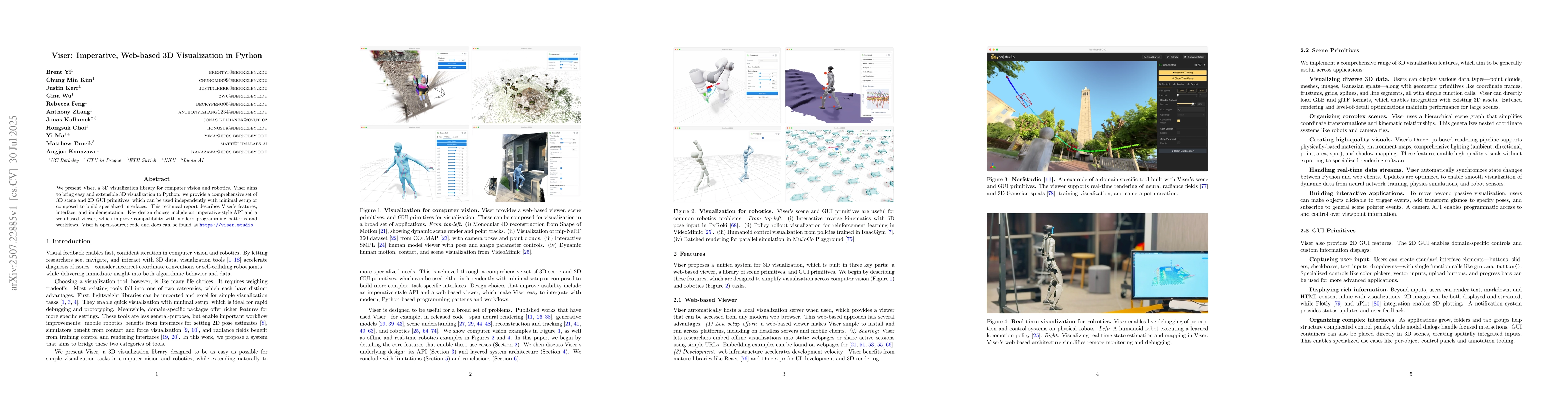 Thumbnail for Viser: Imperative, Web-based 3D Visualization in Python