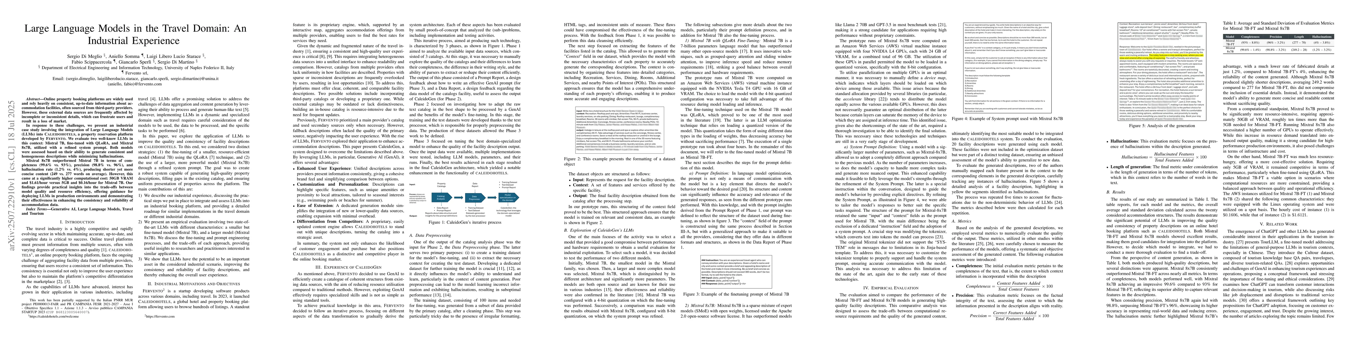 Thumbnail for Large Language Models in the Travel Domain: An Industrial Experience