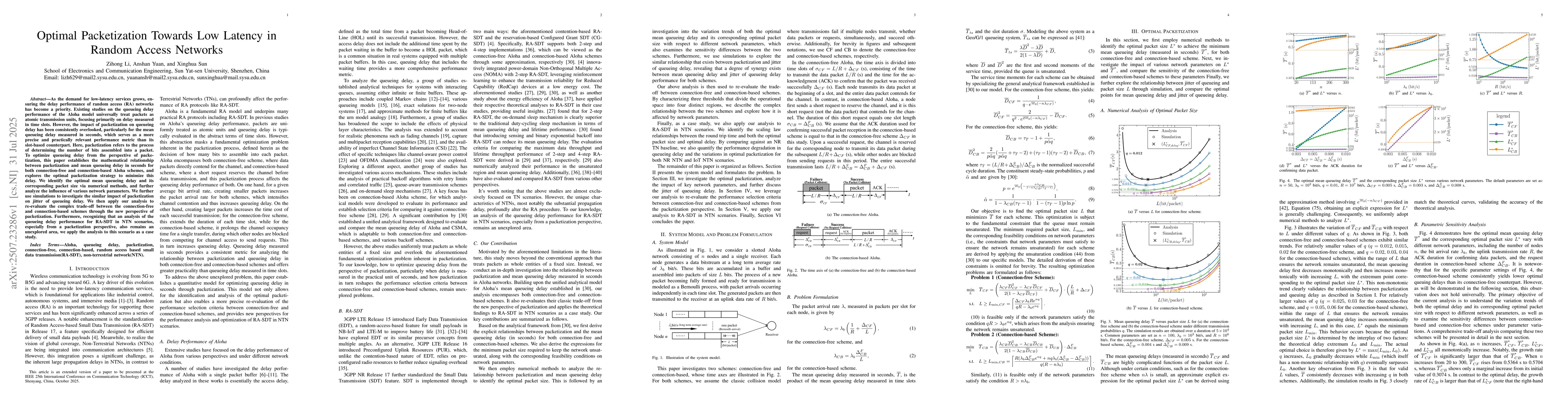 Thumbnail for Optimal Packetization Towards Low Latency in Random Access Networks
  (extended version)