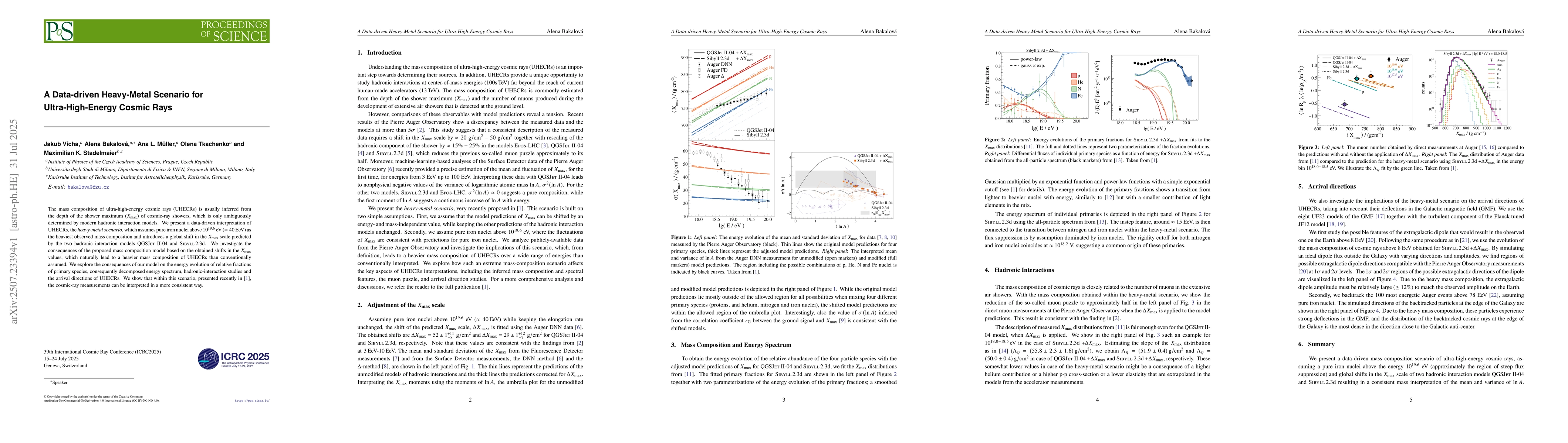 Thumbnail for A Data-driven Heavy-Metal Scenario for Ultra-High-Energy Cosmic Rays