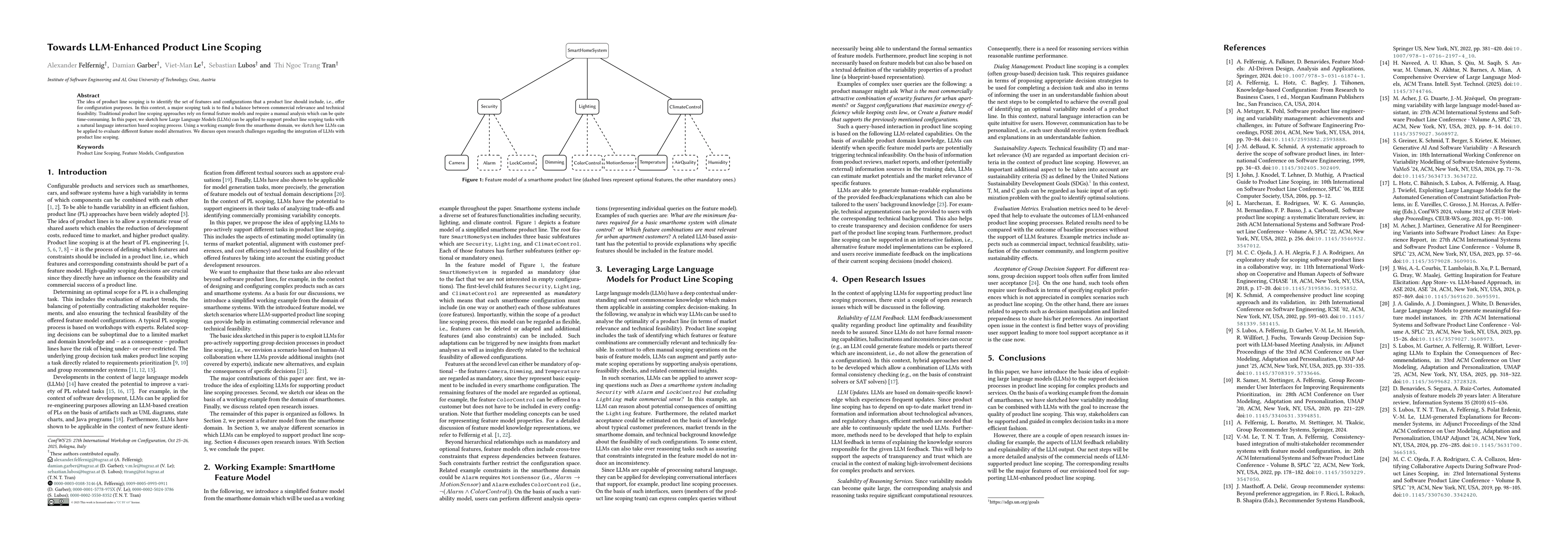 Thumbnail for Towards LLM-Enhanced Product Line Scoping