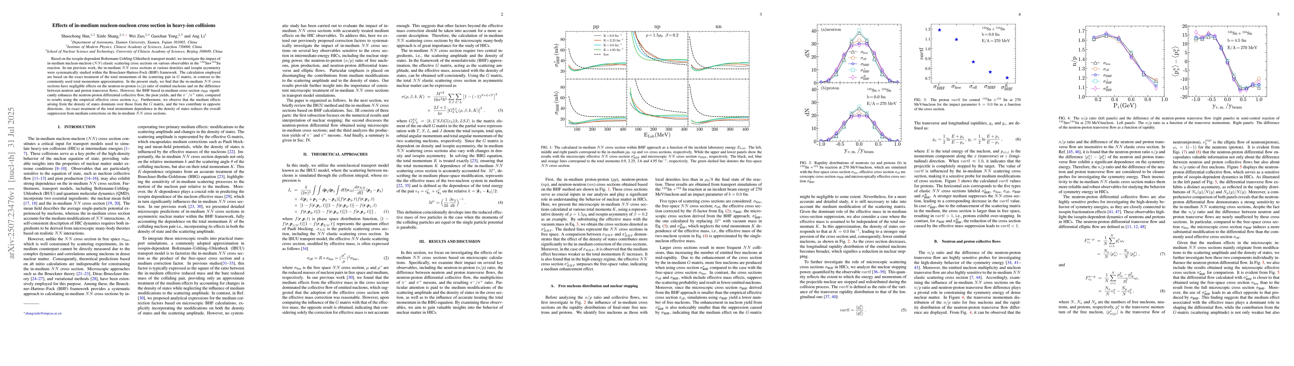 Thumbnail for Effects of in-medium nucleon-nucleon cross section in heavy-ion
  collisions