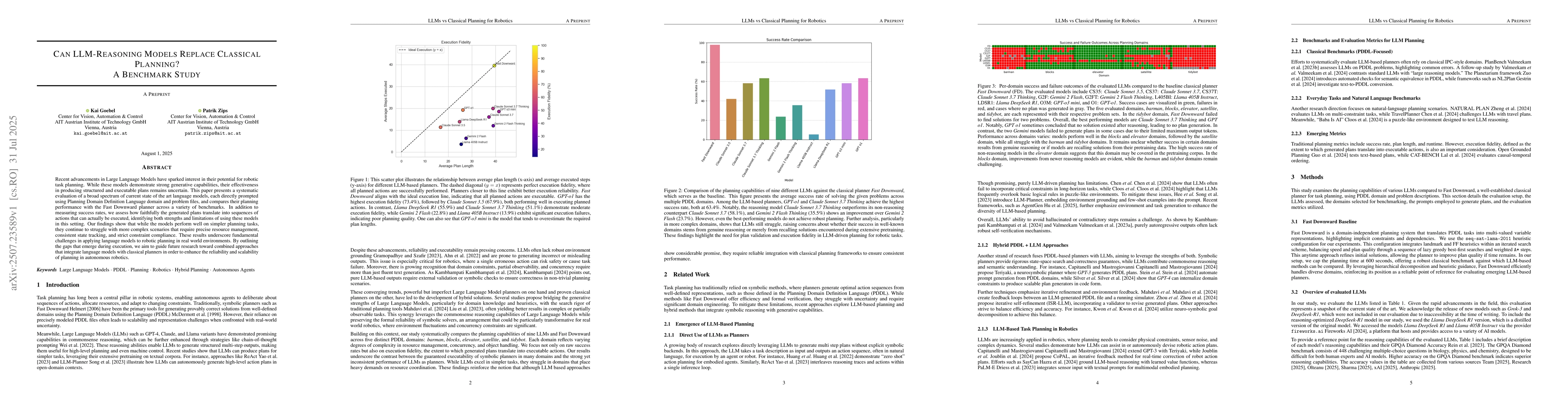 Thumbnail for Can LLM-Reasoning Models Replace Classical Planning? A Benchmark Study
