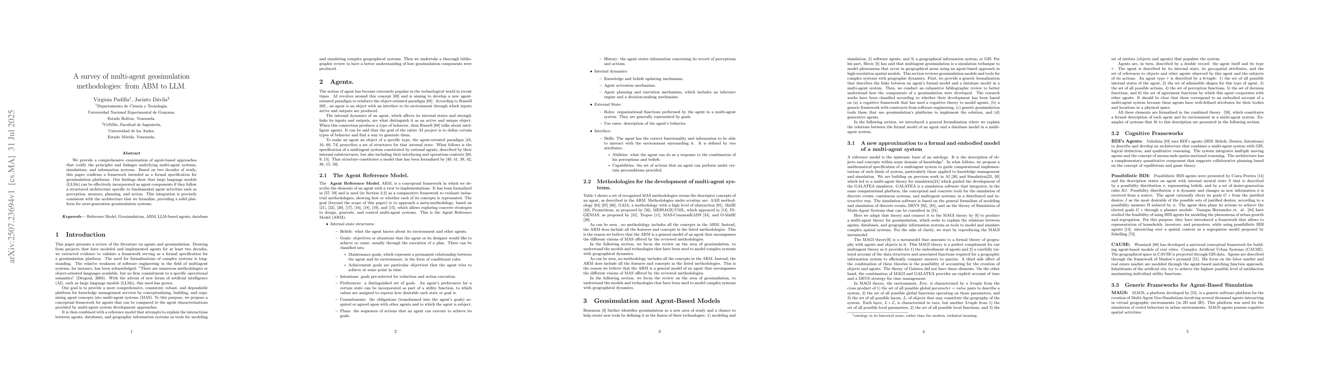 Thumbnail for A survey of multi-agent geosimulation methodologies: from ABM to LLM