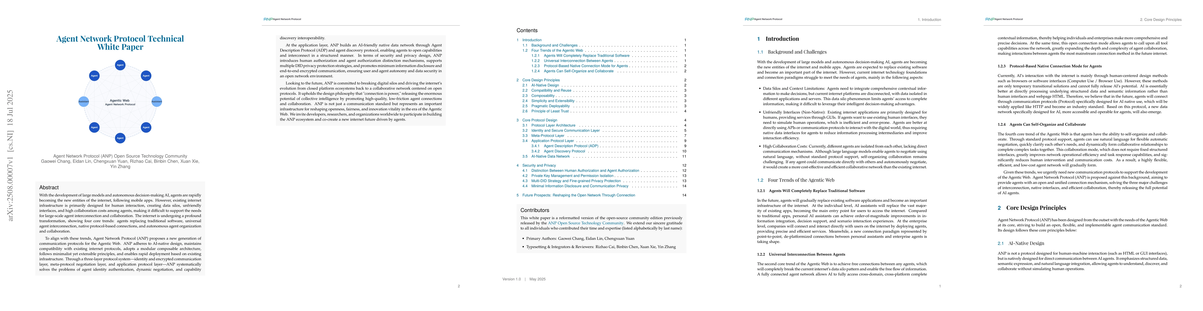 Thumbnail for Agent Network Protocol Technical White Paper