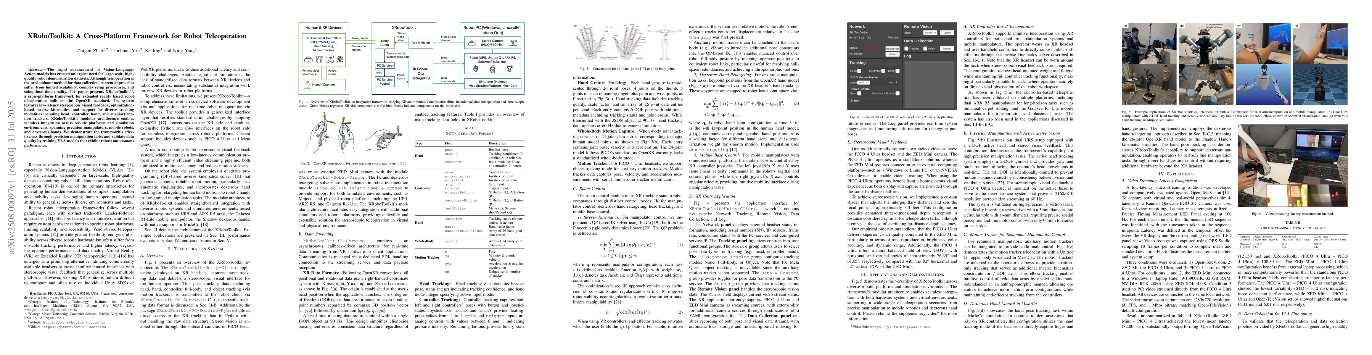 Thumbnail for XRoboToolkit: A Cross-Platform Framework for Robot Teleoperation