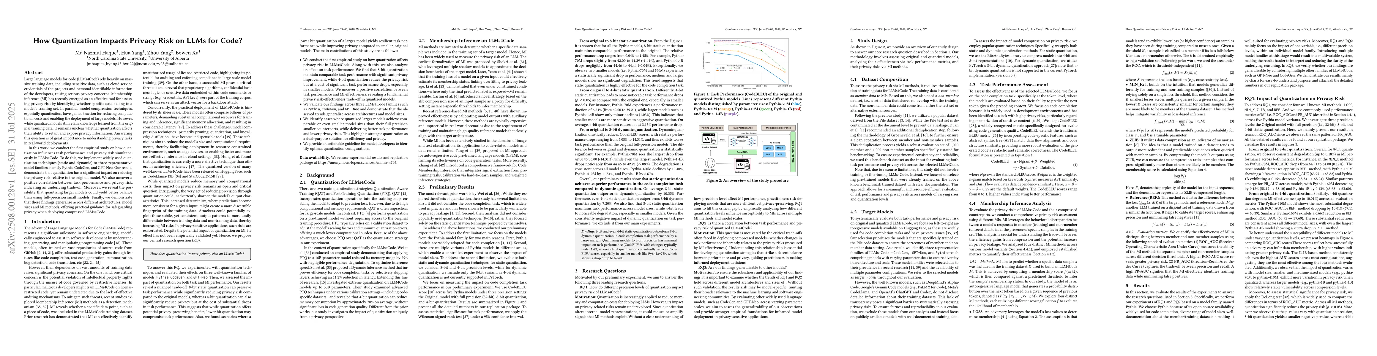 Thumbnail for How Quantization Impacts Privacy Risk on LLMs for Code?