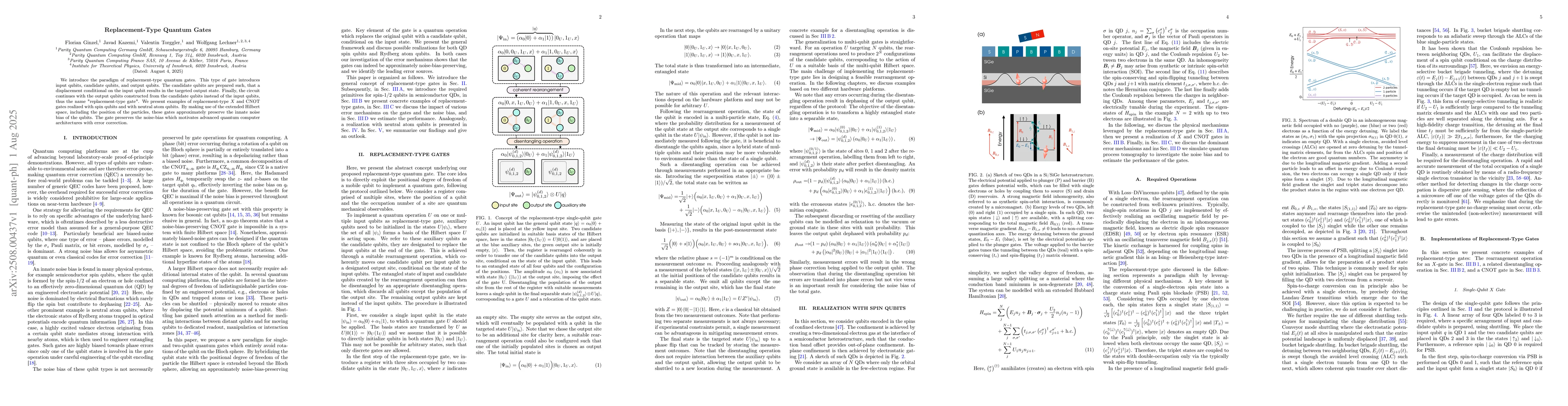 Thumbnail for Replacement-Type Quantum Gates