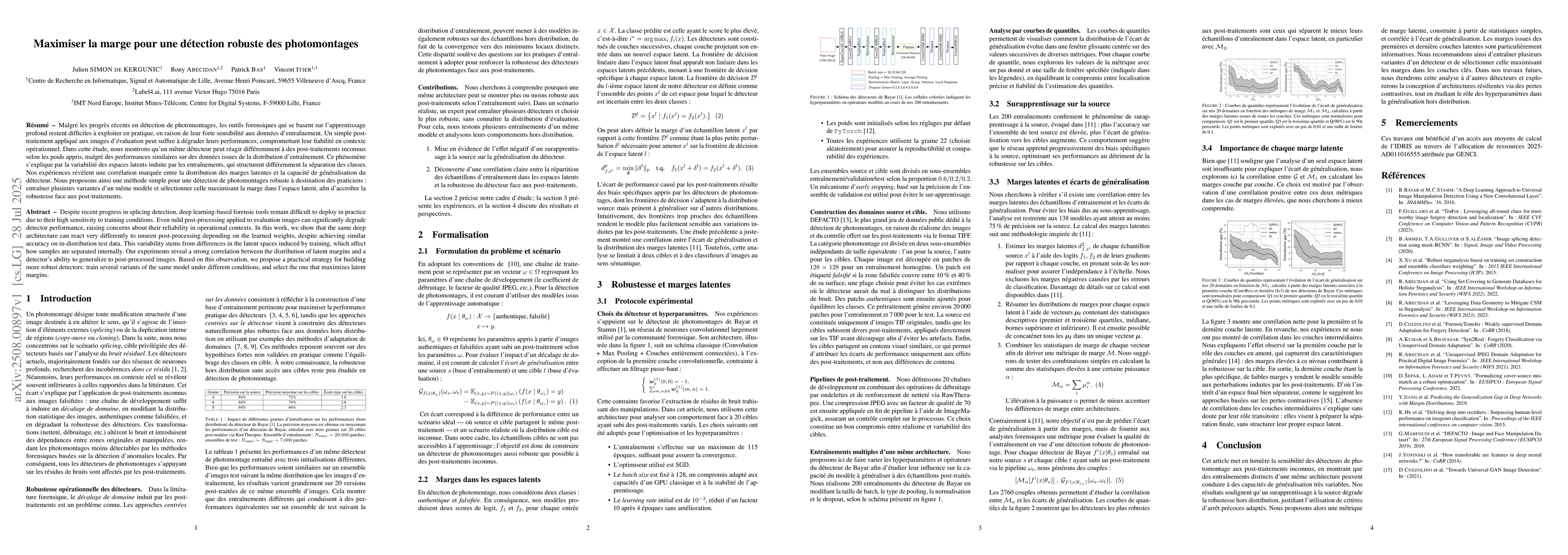 Thumbnail for Maximize margins for robust splicing detection