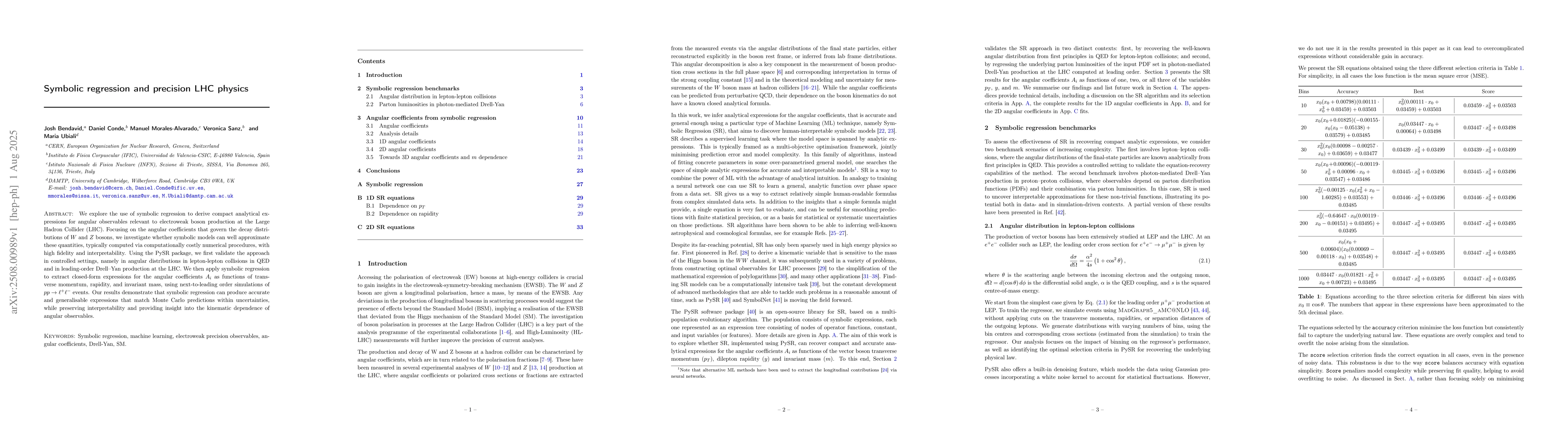 Thumbnail for Symbolic regression and precision LHC physics