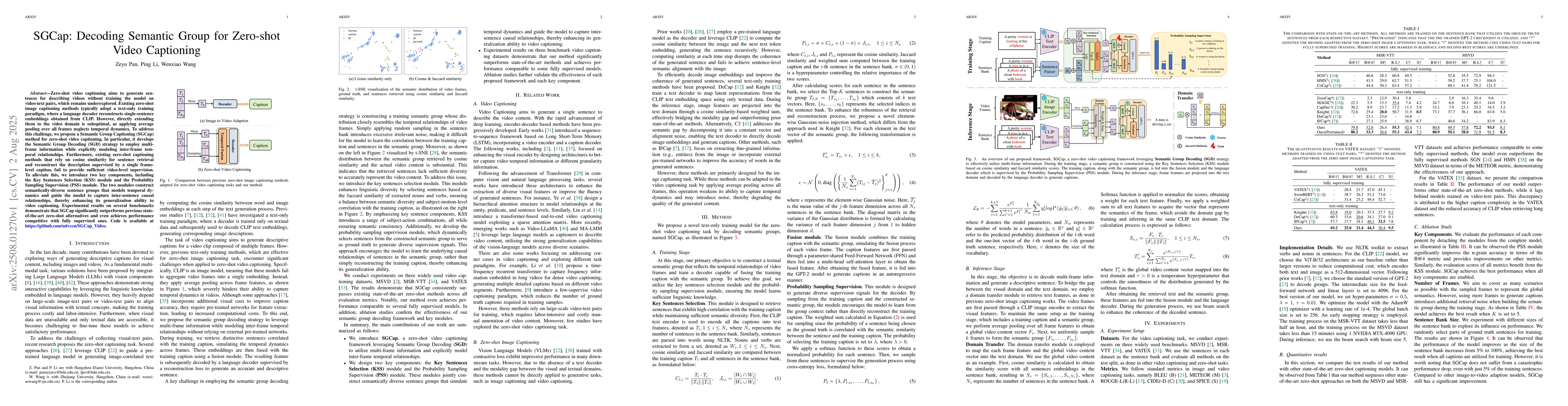 Thumbnail for SGCap: Decoding Semantic Group for Zero-shot Video Captioning