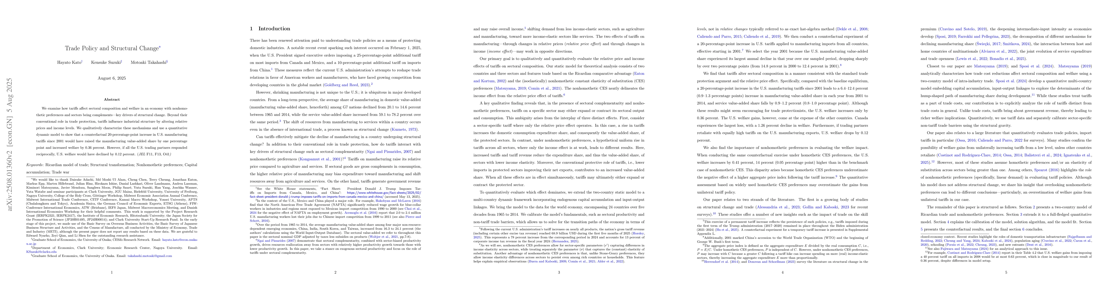 Thumbnail for Trade Policy and Structural Change