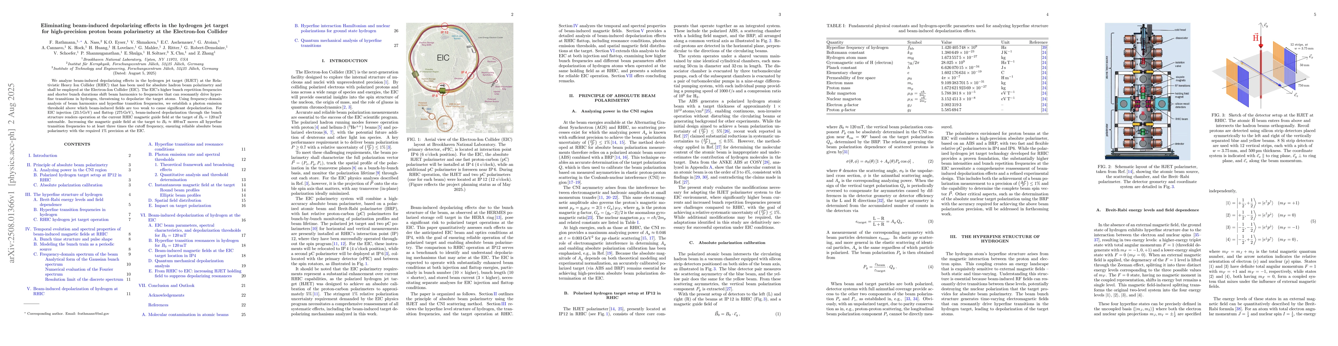 Thumbnail for Eliminating beam-induced depolarizing effects in the hydrogen jet target
  for high-precision proton beam polarimetry at the Electron-Ion Collider