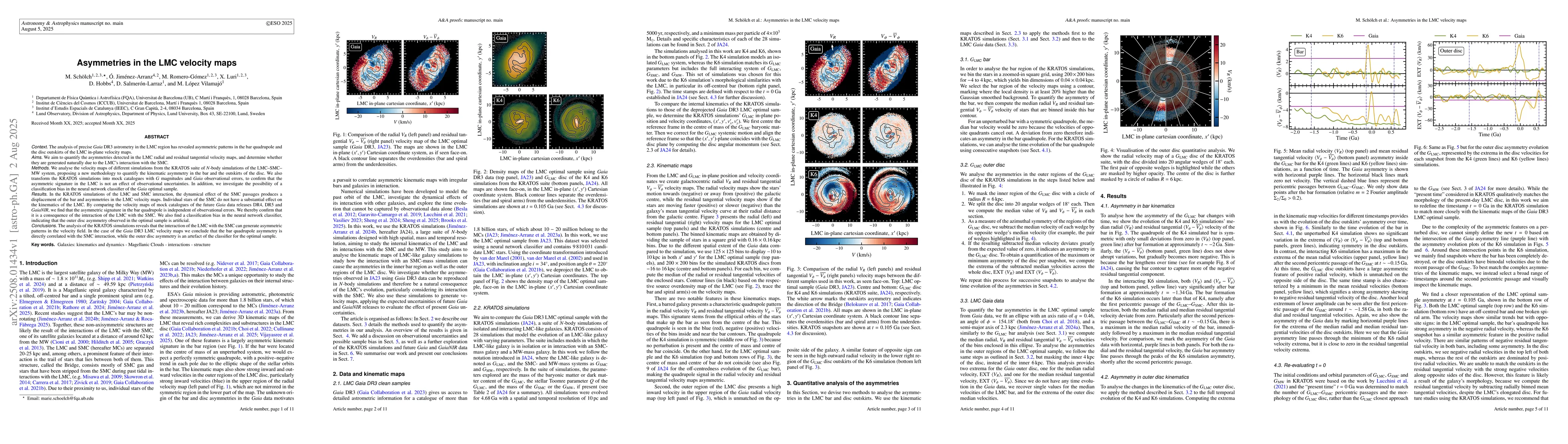 Thumbnail for Asymmetries in the LMC velocity maps