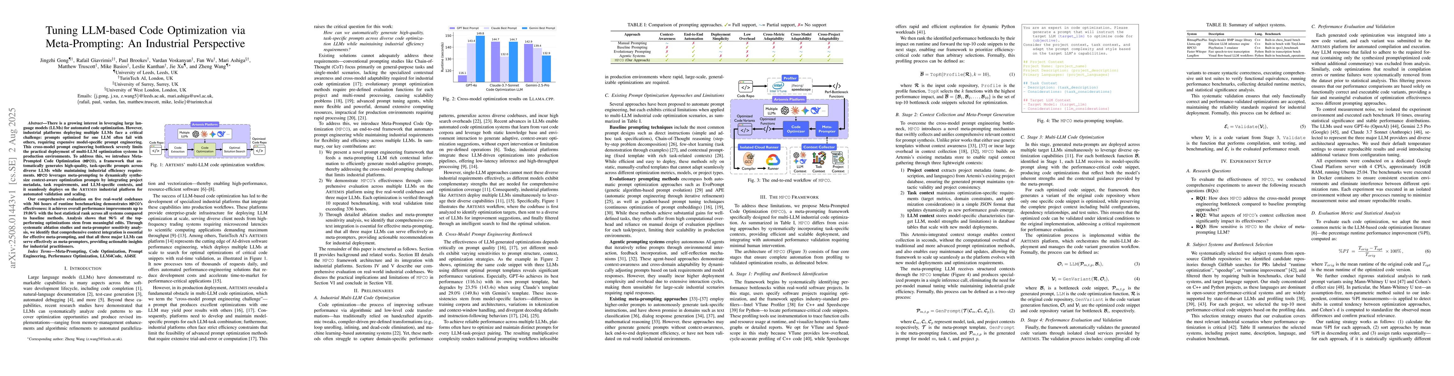 Thumbnail for Tuning LLM-based Code Optimization via Meta-Prompting: An Industrial
  Perspective