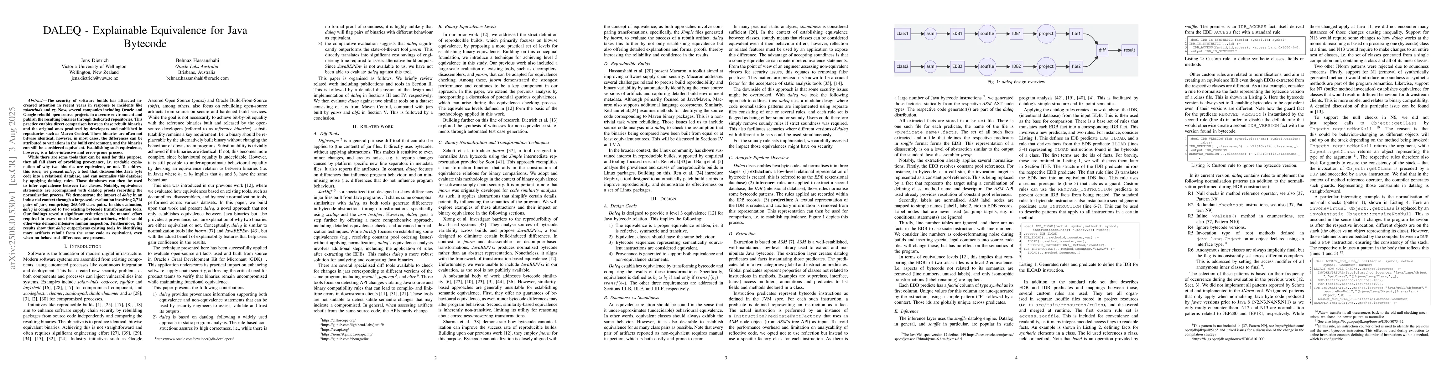Thumbnail for DALEQ -- Explainable Equivalence for Java Bytecode