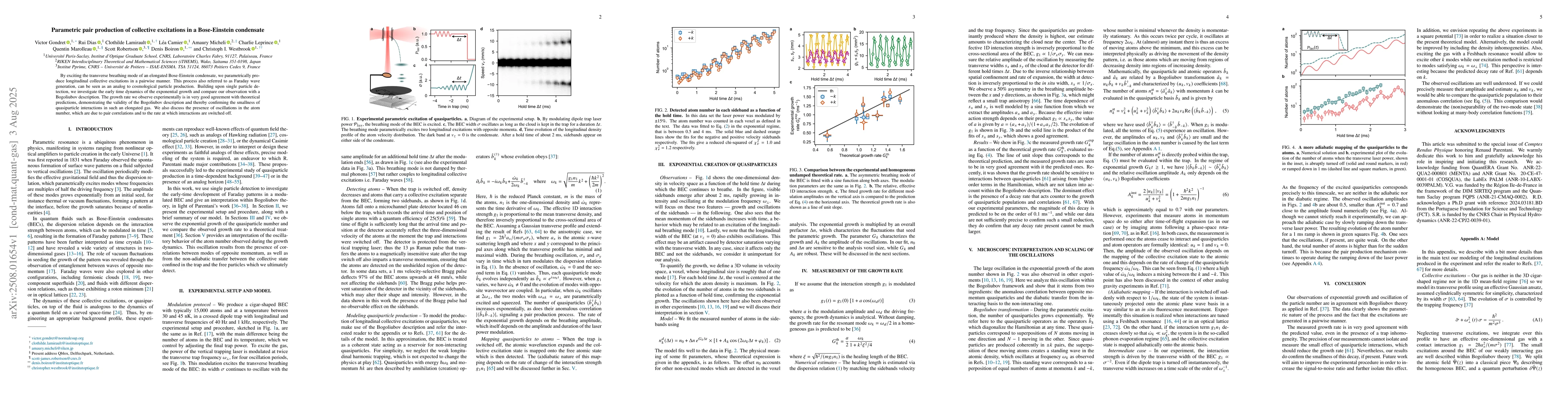 Thumbnail for Parametric pair production of collective excitations in a Bose-Einstein
  condensate