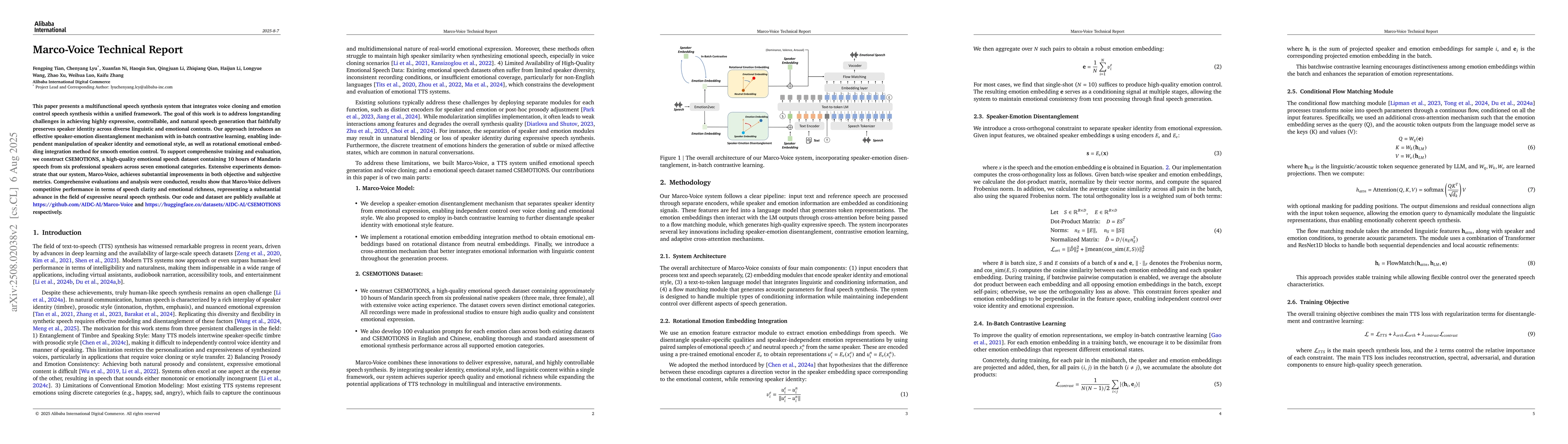 Thumbnail for Marco-Voice Technical Report