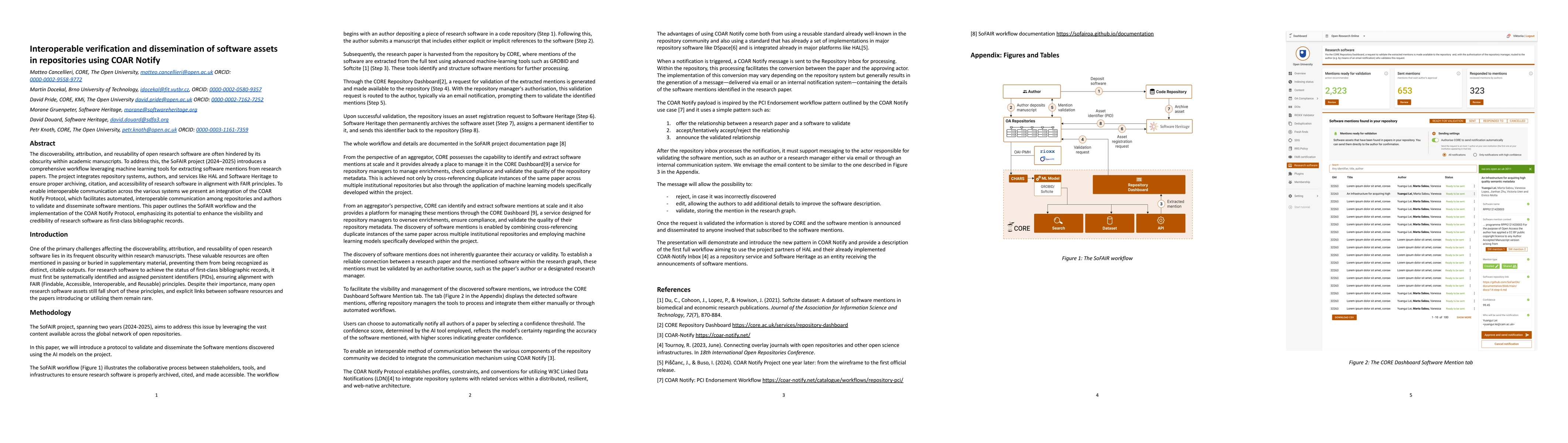 Thumbnail for Interoperable verification and dissemination of software assets in
  repositories using COAR Notify
