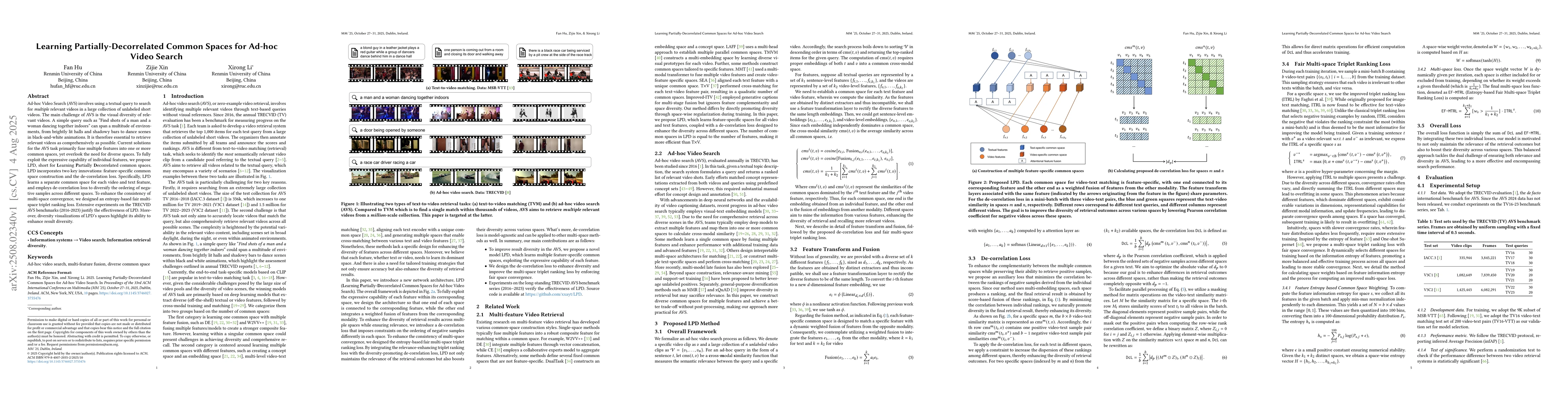 Thumbnail for Learning Partially-Decorrelated Common Spaces for Ad-hoc Video Search