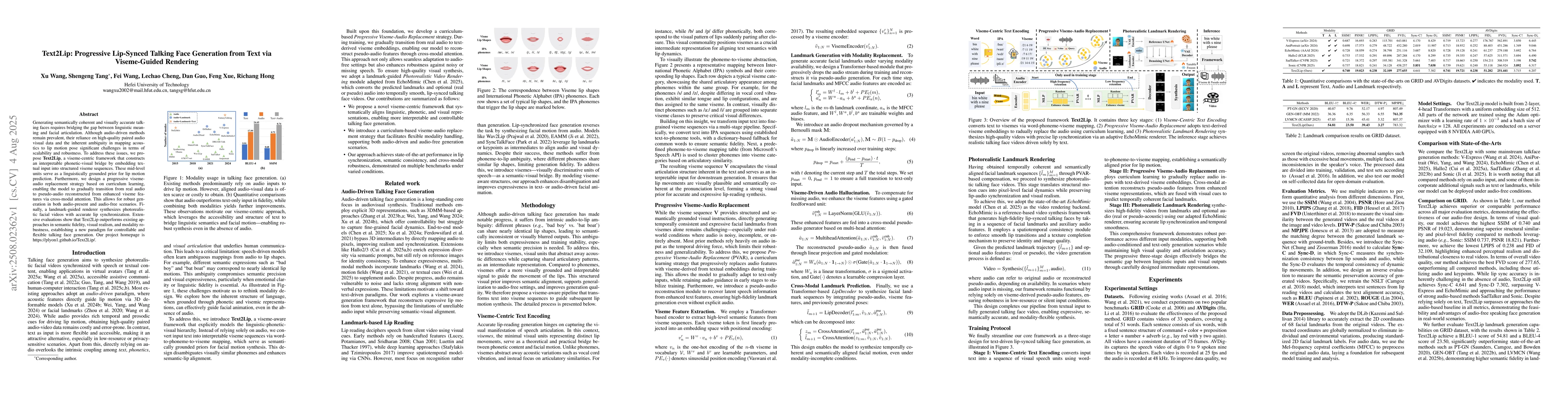 Thumbnail for Text2Lip: Progressive Lip-Synced Talking Face Generation from Text via
  Viseme-Guided Rendering