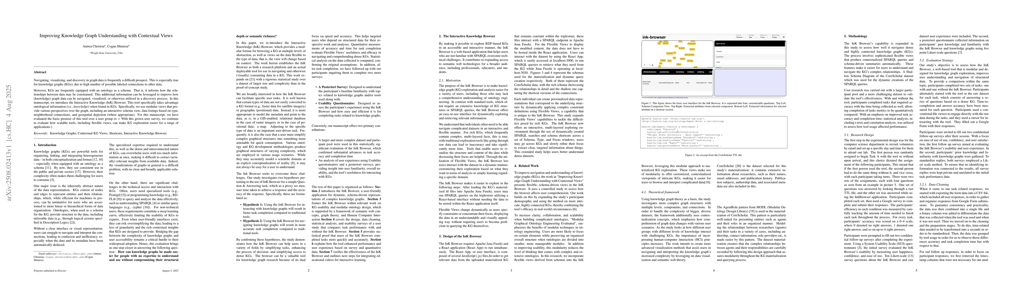 Thumbnail for Improving Knowledge Graph Understanding with Contextual Views