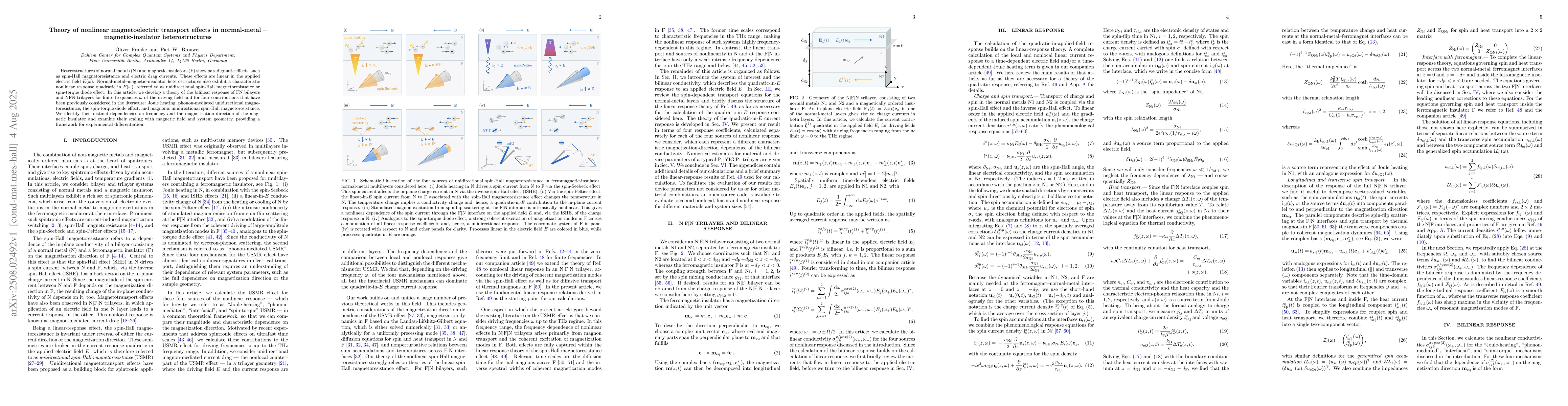 Thumbnail for Theory of nonlinear magnetoelectric transport effects in normal-metal
  $-$ magnetic-insulator heterostructures