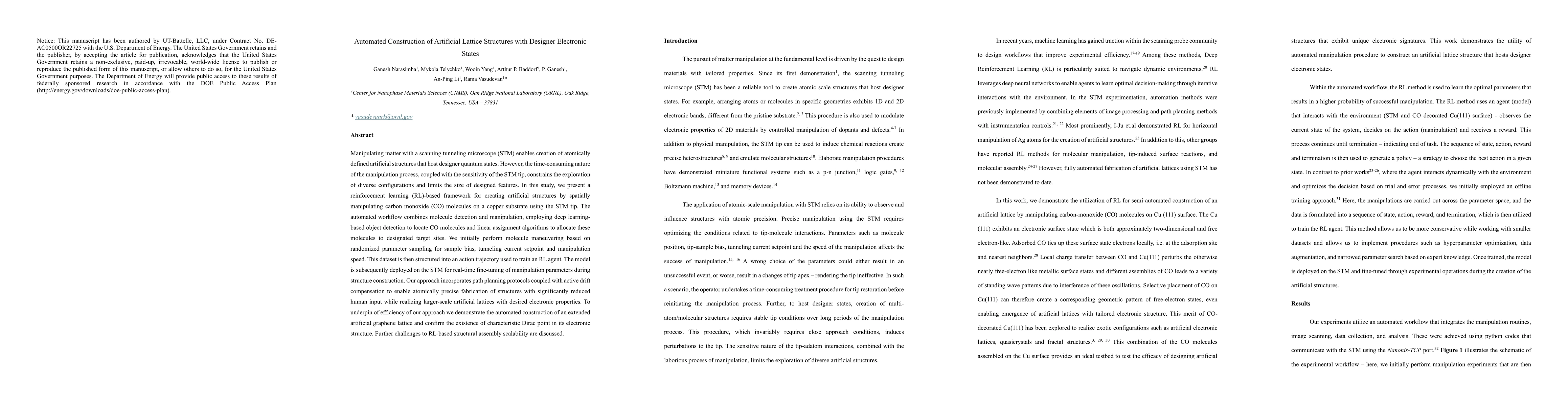 Thumbnail for Automated Construction of Artificial Lattice Structures with Designer
  Electronic States