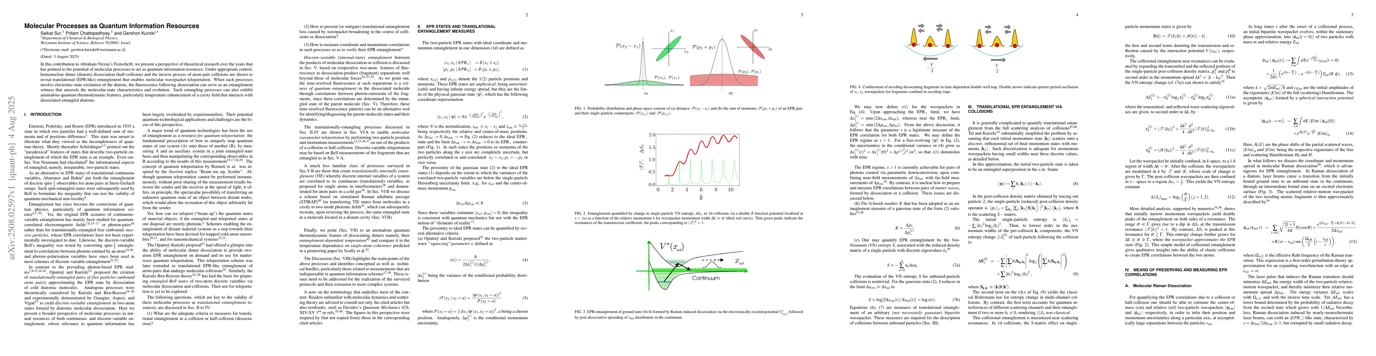 Thumbnail for Molecular Processes as Quantum Information Resources