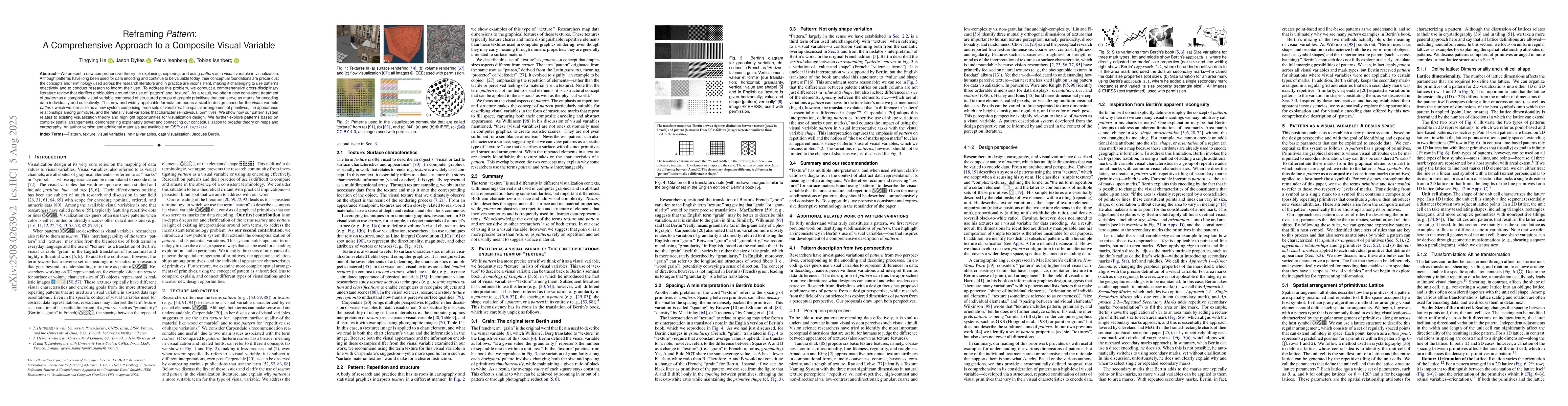 Thumbnail for Reframing Pattern: A Comprehensive Approach to a Composite Visual
  Variable
