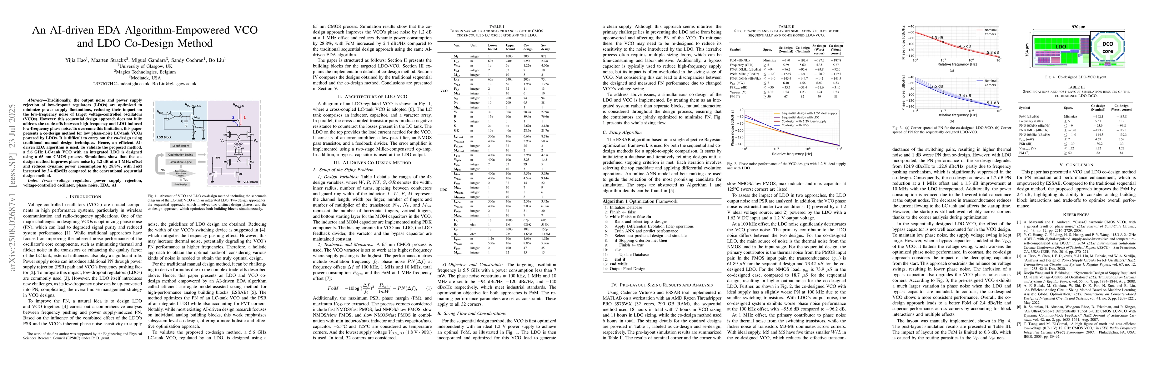 Thumbnail for An AI-driven EDA Algorithm-Empowered VCO and LDO Co-Design Method