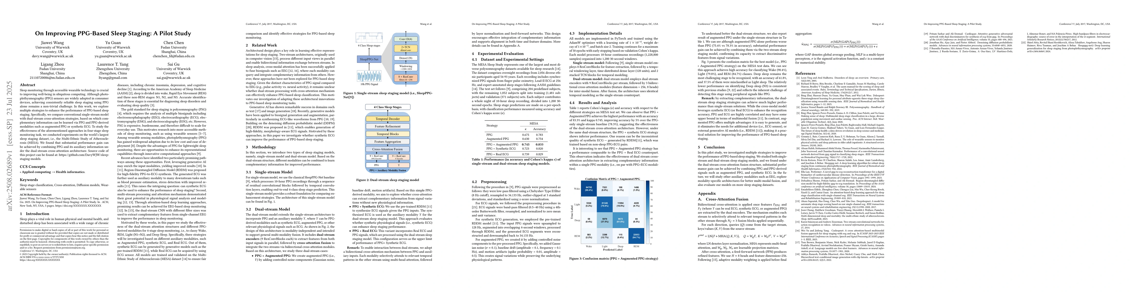 Thumbnail for On Improving PPG-Based Sleep Staging: A Pilot Study