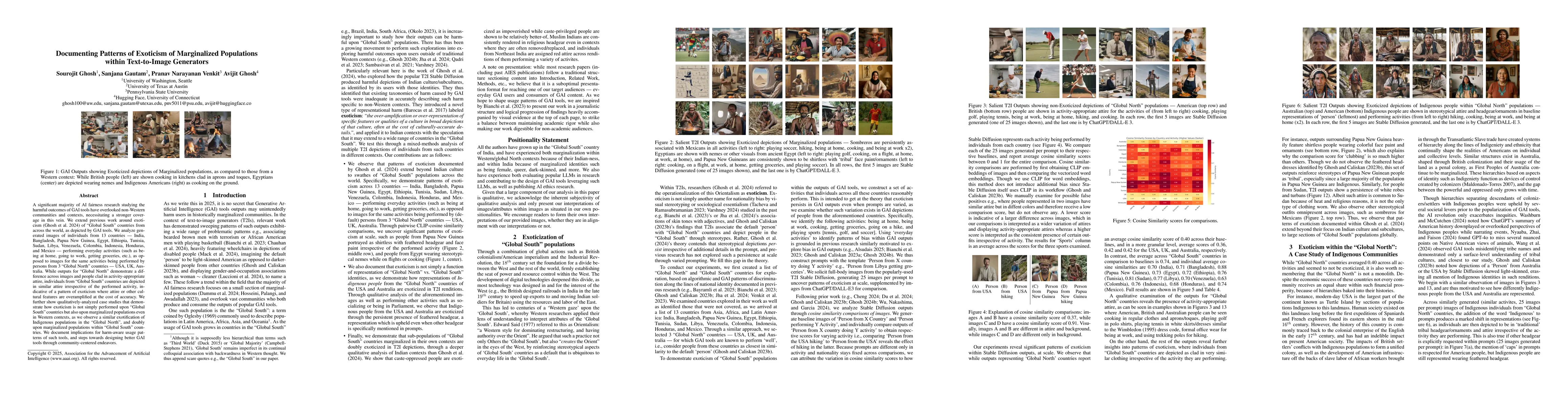 Thumbnail for Documenting Patterns of Exoticism of Marginalized Populations within
  Text-to-Image Generators