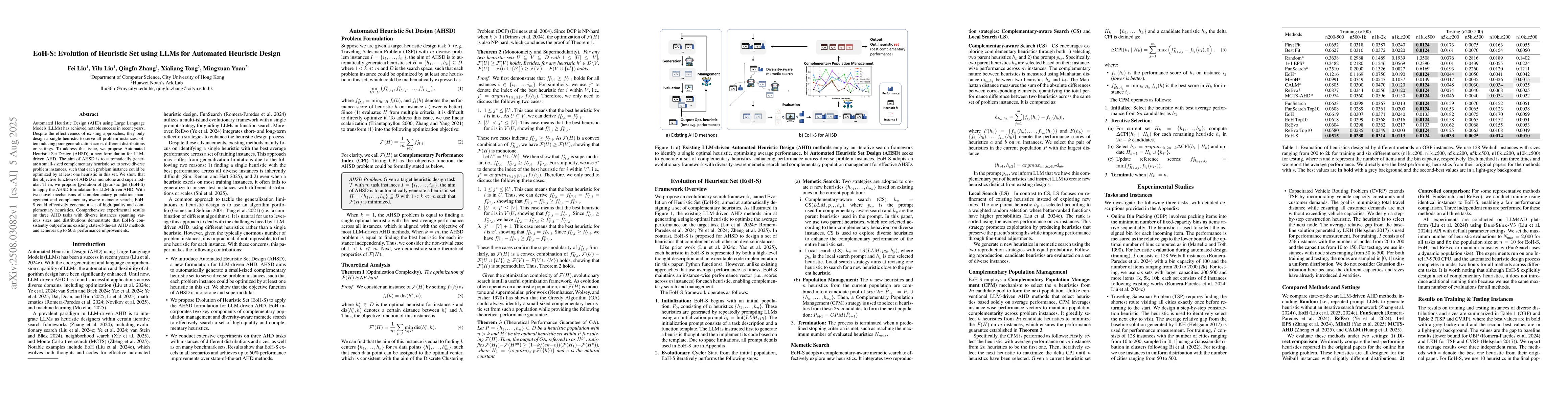 Thumbnail for EoH-S: Evolution of Heuristic Set using LLMs for Automated Heuristic
  Design
