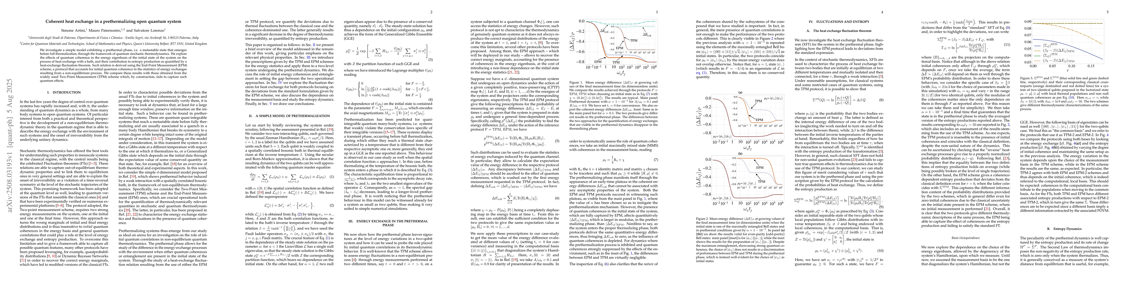 Thumbnail for Coherent heat exchange in a prethermalizing open quantum system