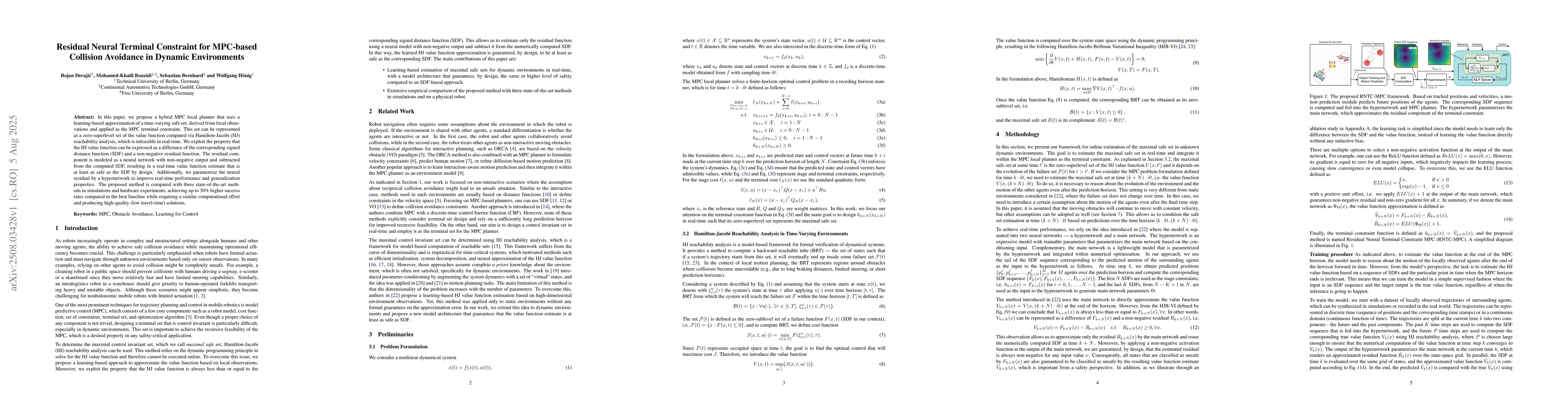Thumbnail for Residual Neural Terminal Constraint for MPC-based Collision Avoidance in
  Dynamic Environments