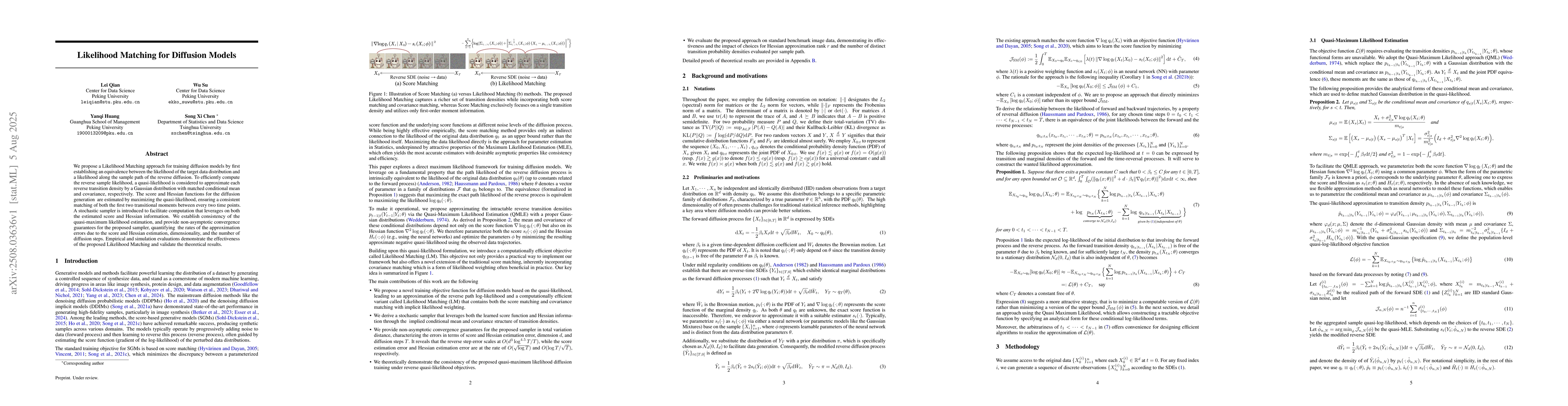 Thumbnail for Likelihood Matching for Diffusion Models