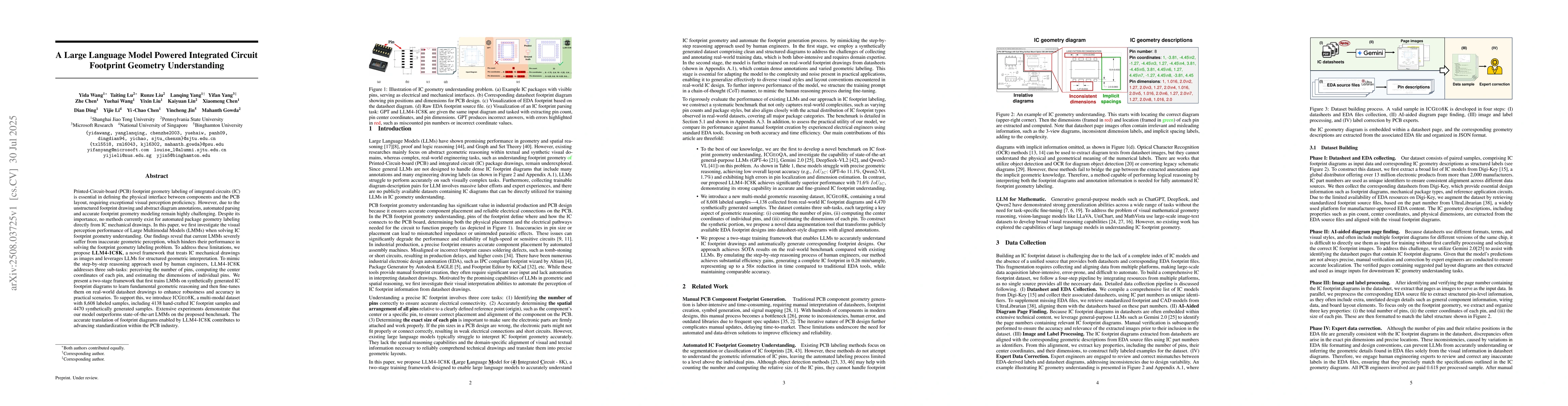 Thumbnail for A Large Language Model Powered Integrated Circuit Footprint Geometry
  Understanding
