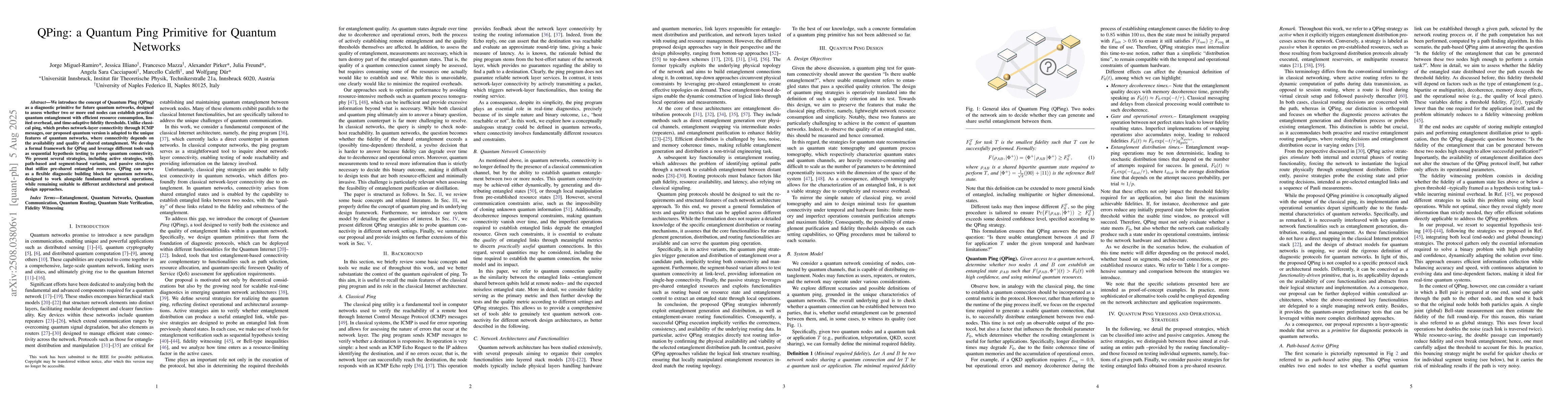 Thumbnail for QPing: a Quantum Ping Primitive for Quantum Networks